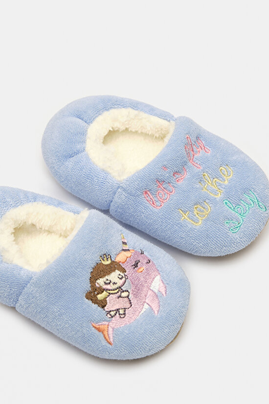 Kız Çocuk Sky Açık Mavi Patik Çorap - 3