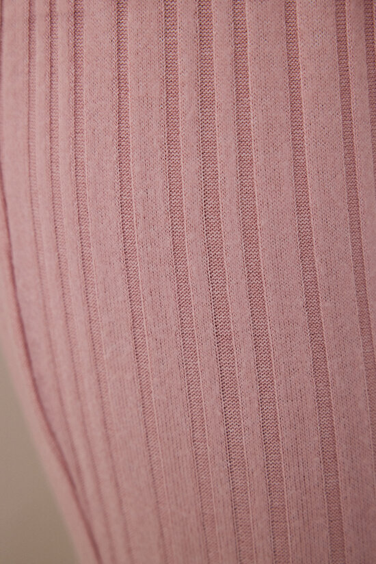 Pembe Bisiklet Yaka Uzun Kol Pijama Takımı Pembe Bisiklet Yaka Uzun Kol Pijama Takımı - 3