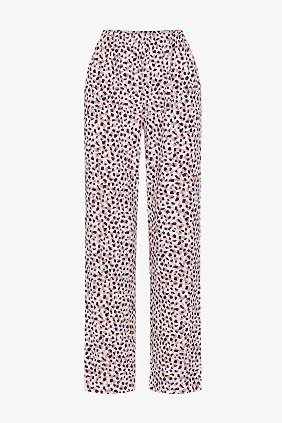 Mor Midnight Mood Baskılı Pijama Altı - 1