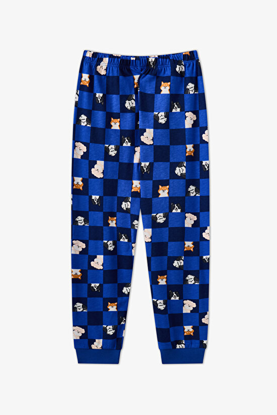 Erkek Çocuk Saks The Paw Club Uzun Kollu Pamuklu Pijama Takımı - 3