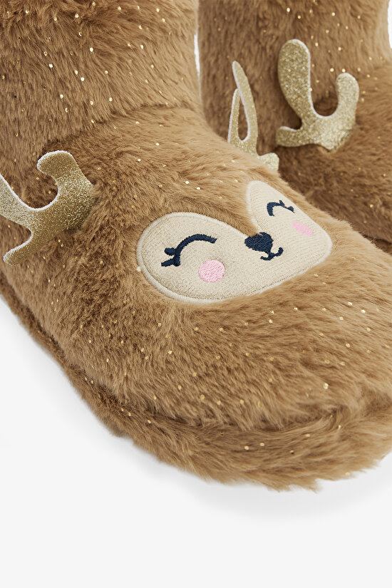 Bej Reindeer Ev Botu - 3