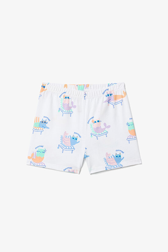 Kız Çocuk Purrmaid Pamuklu 2li Pijama Takımı - 7