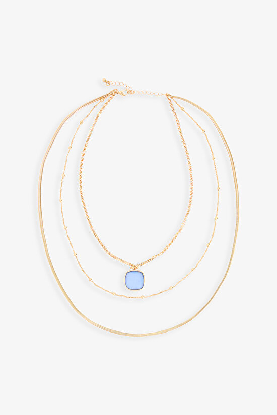 Blue Estela Necklace - 1