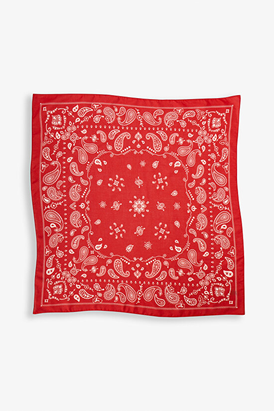 Kırmızı Ethnic Bandana - 1