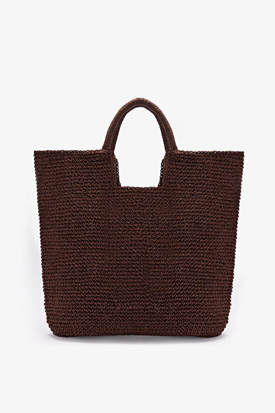 Koyu Kahverengi Sand Çanta - 3