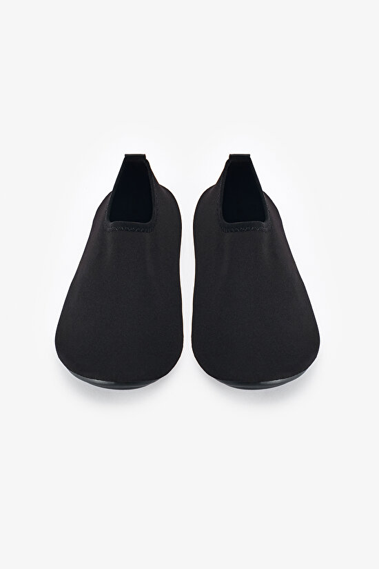 Siyah Solid Deniz Ayakkabısı - 1