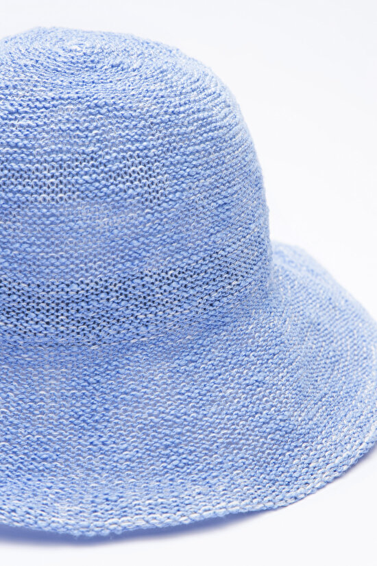 Cristina Mavi Plaj Şapkası - 2