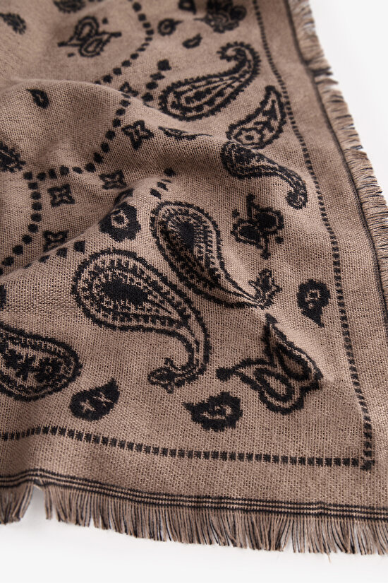 Nefti Coco Etnik Desenli Şal - 3