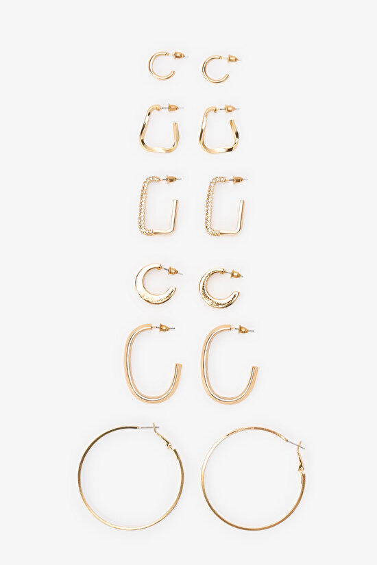 Gold Galary 6 Pack Earring Set - 1