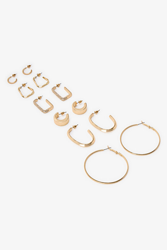 Gold Galary 6 Pack Earring Set - 2