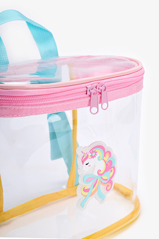 Multicolor Girls Unicorn Bag - 1