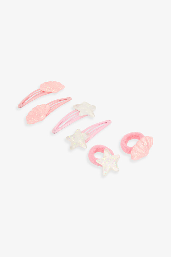 Renkli Kız Çocuk Shell Toka Seti - 1