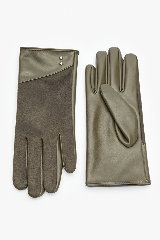 Esmee Khaki Gloves - 1