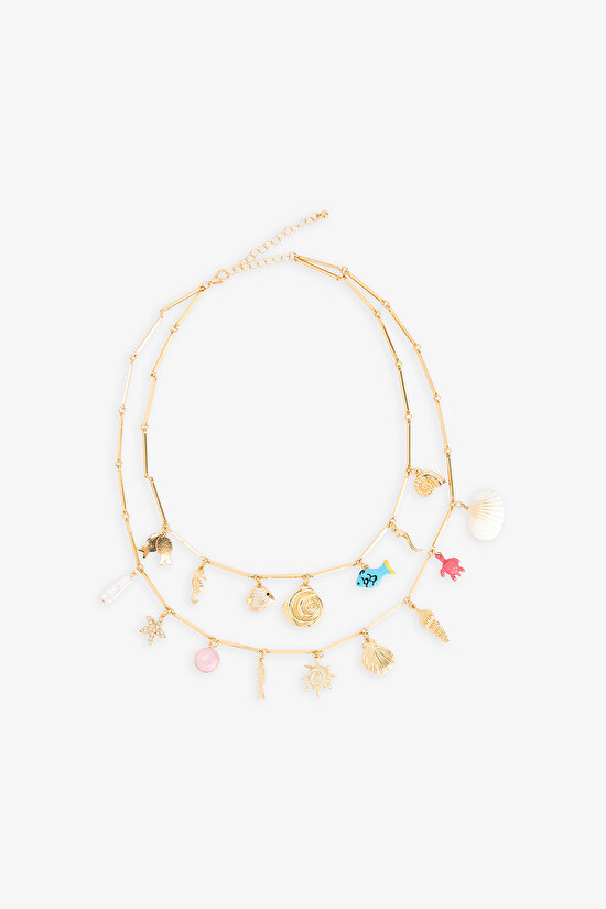 Gold Charlotte Necklace - 1