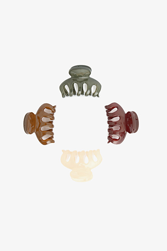 Gabriel Colorful Hair Clip Set - 3