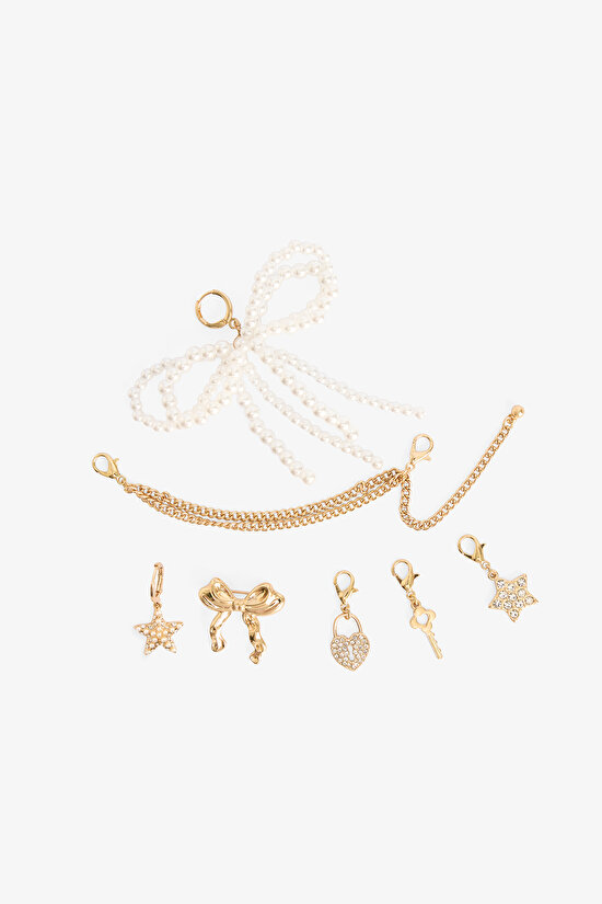 Altın Rengi Chiara Charm Anahtarlık - 1