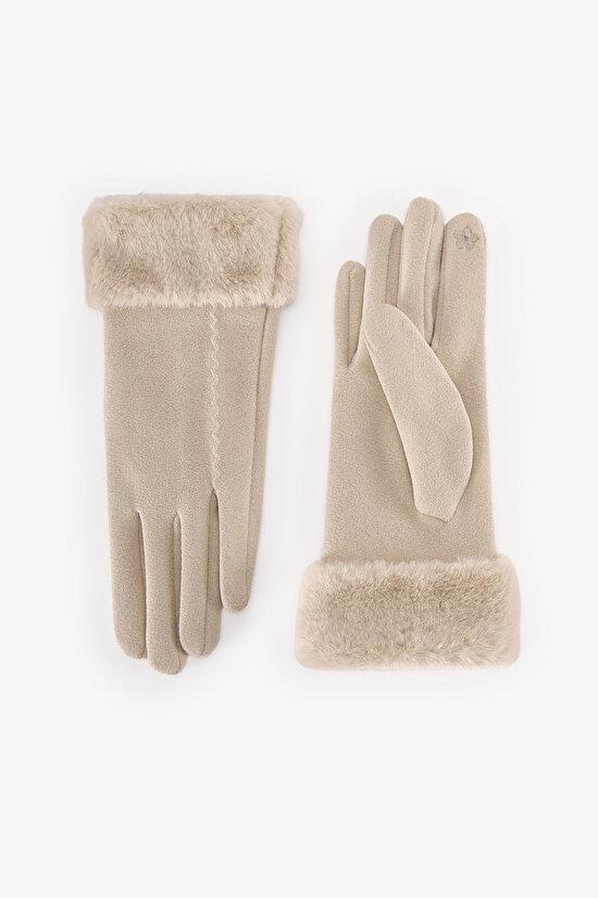 Ecru Berthe Gloves - 1