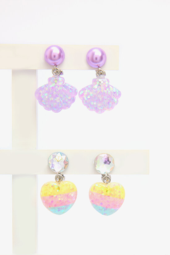 Girls Shell Colorful  Earring - 1