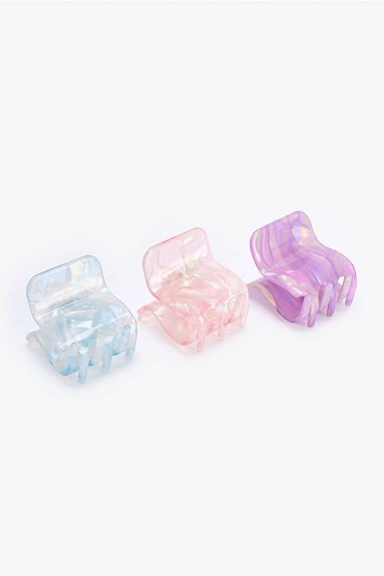 Multicolor Belinda Hair Clip Set - 3