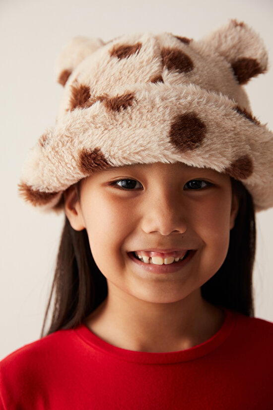 Kız Çocuk Douth Kahverengi Şapka - 1