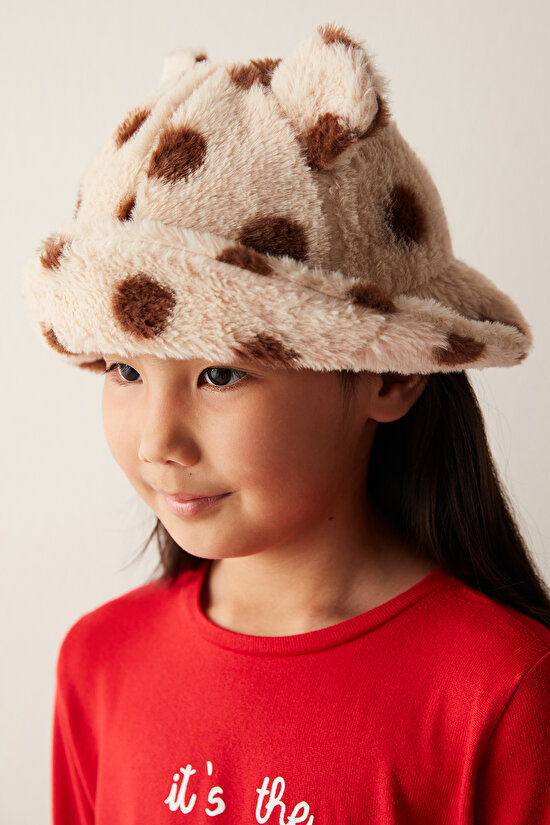 Kız Çocuk Douth Kahverengi Şapka - 3