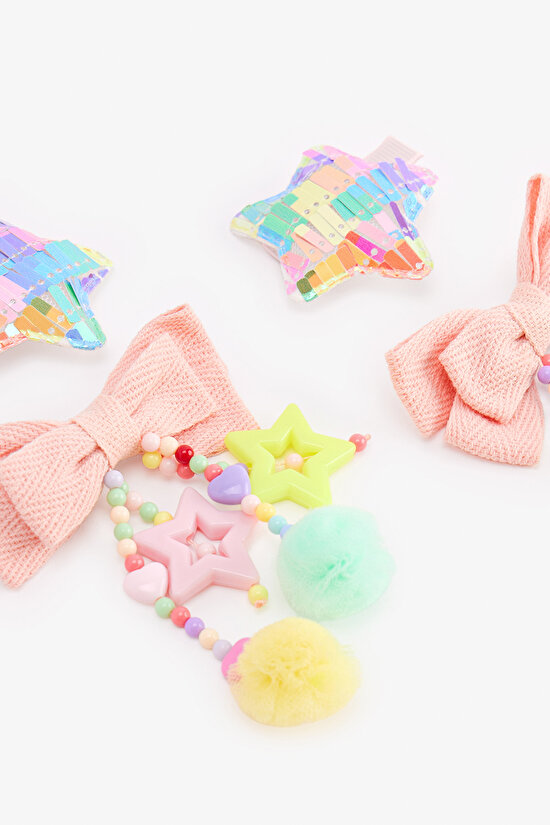 Girls' Star 4 Pack Hair Clip Set - 2