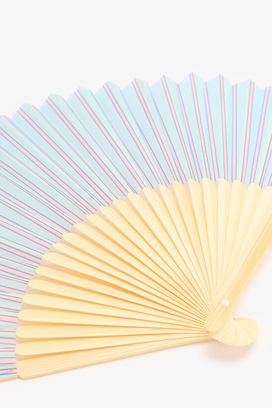 Light Blue Frida Fan - 2