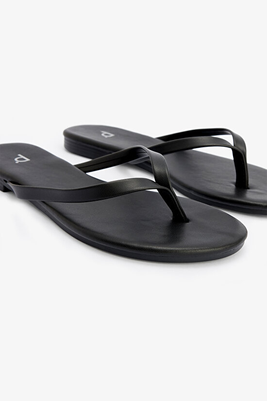 Black Melange Melodi Slippers - 3