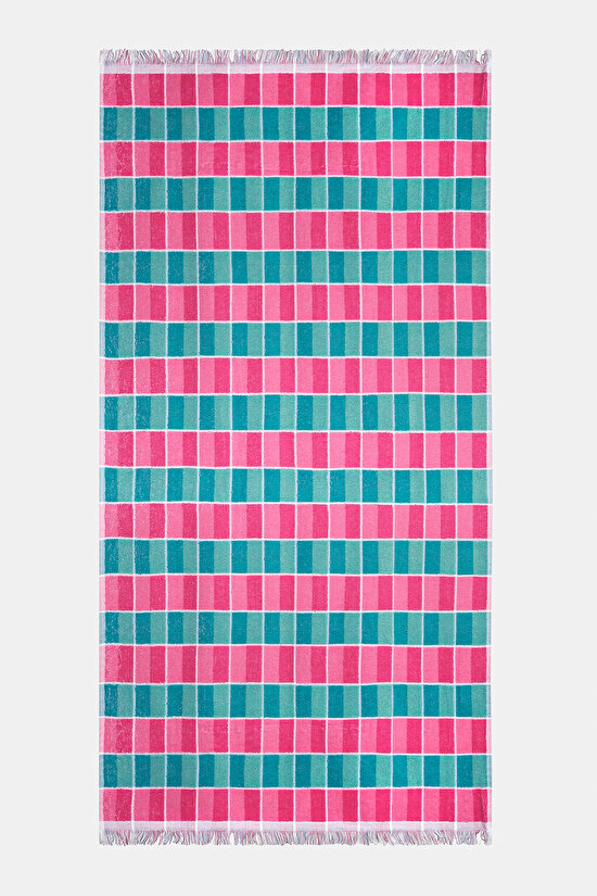 Damask Renkli Plaj Havlusu - 3