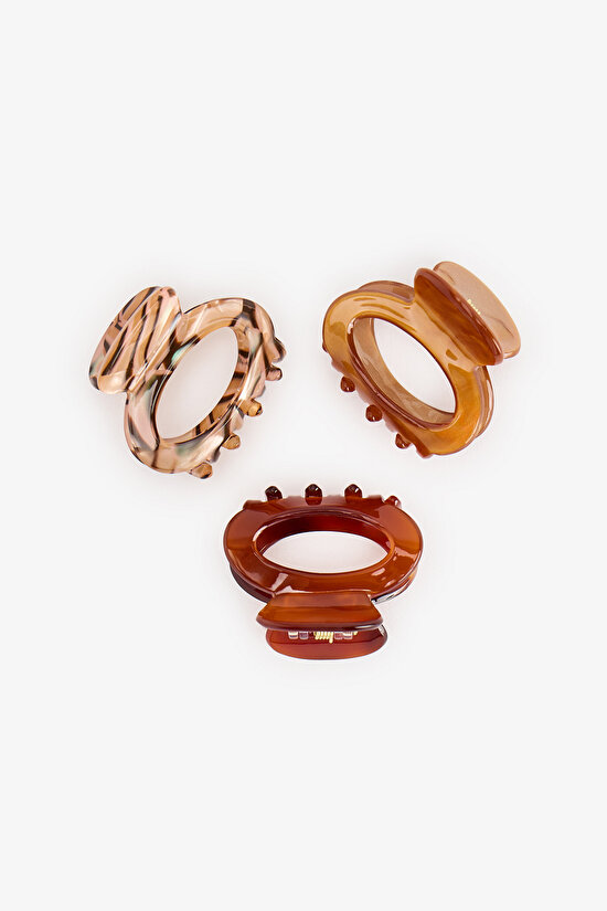 Nicolas 3 Pack Hair Clip Set - 3
