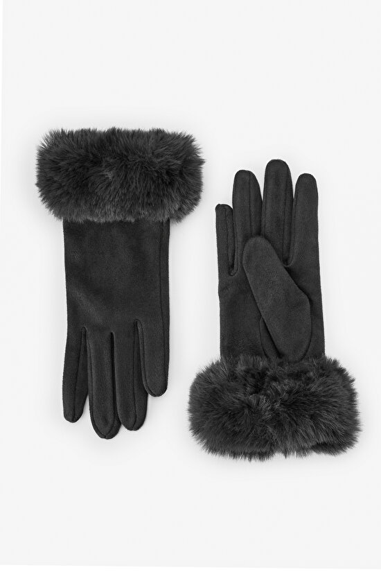 Black Romina Gloves - 1