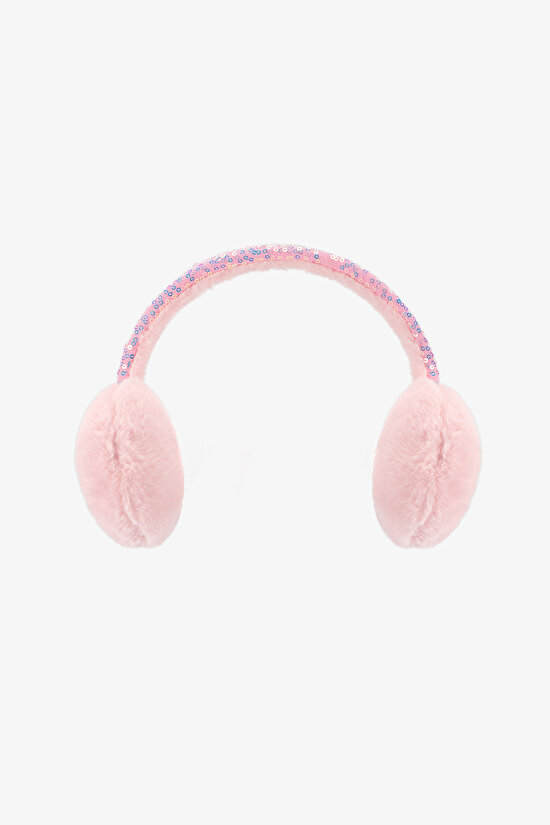 Girls' Pink Star Unicorn Earmuffs - 1