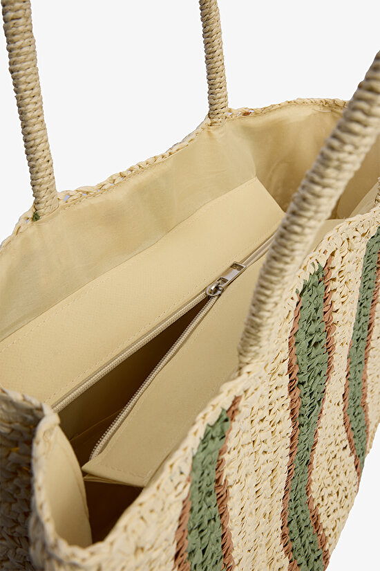 Gisele Hasır Çanta - 3