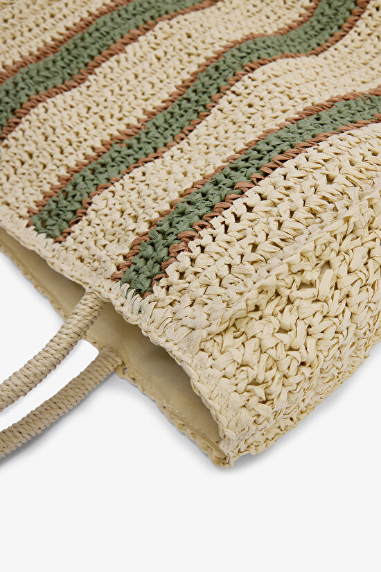 Gisele Hasır Çanta - 4