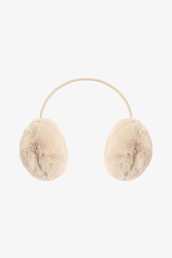 Ekru Candy Yumuşak Dokulu Kulaklık - 1