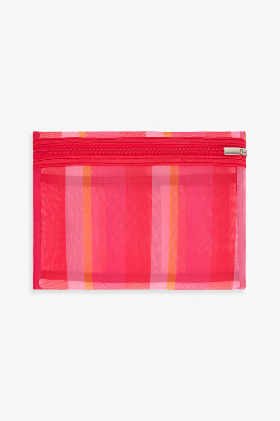 Koyu Pembe Emma Makyaj Çantası - 2