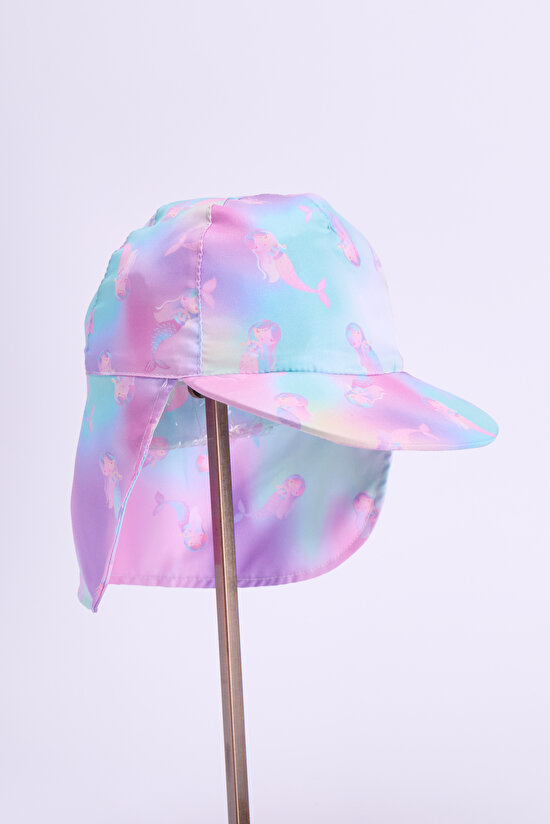 Multicolor Girls Mermaid Hat - 2