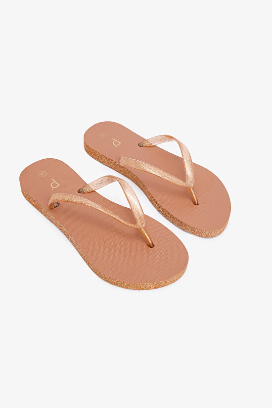 Shine Bronz Terlik - 1