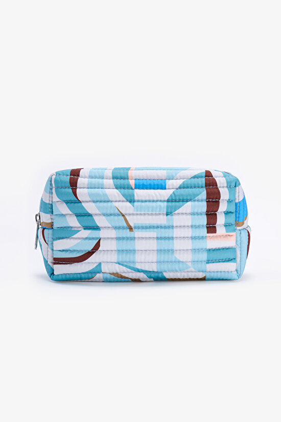 Light Blue Lola Makeup Bag - 1