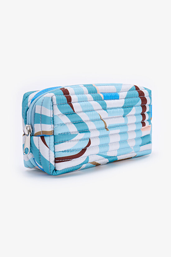 Light Blue Lola Makeup Bag - 2