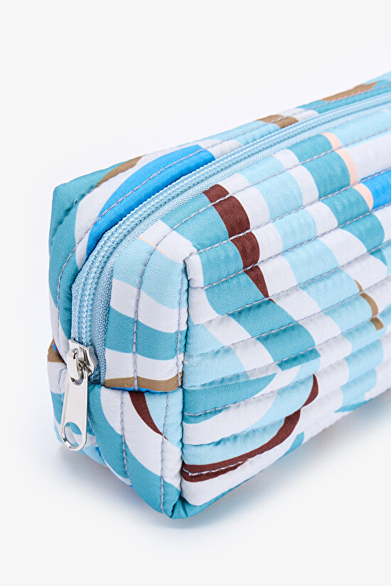 Light Blue Lola Makeup Bag - 3