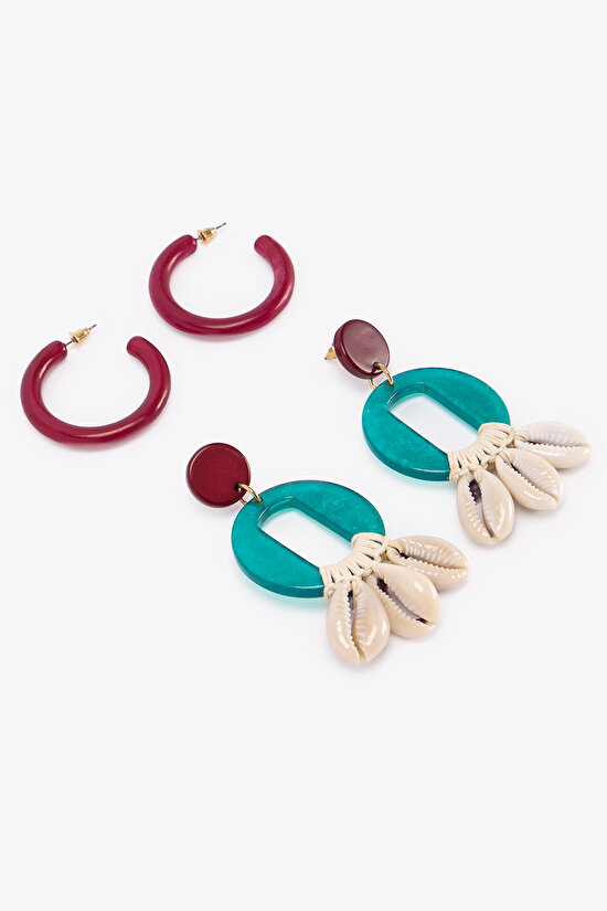 Multicolor Elegant Earring Set - 2