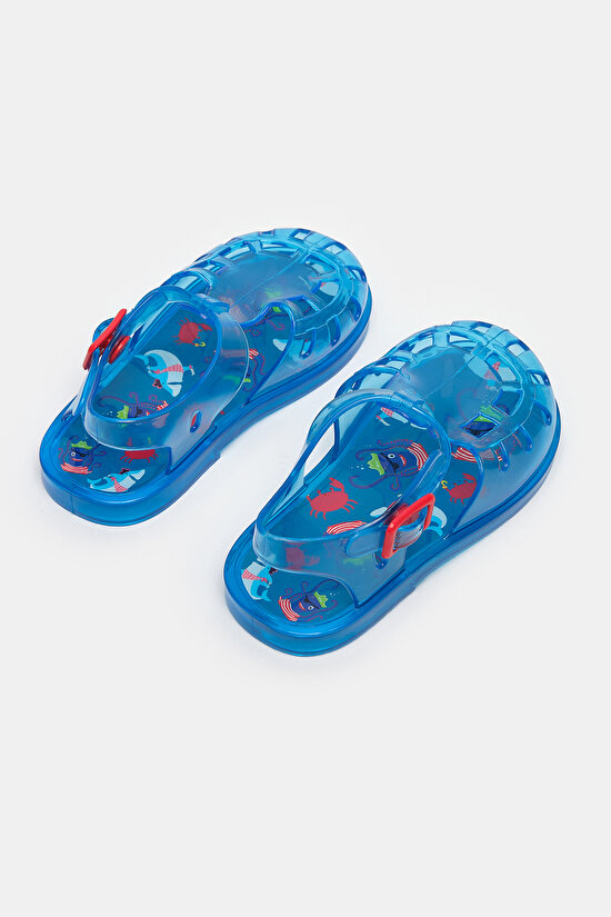 Erkek Çocuk Jelly Mavi Sandalet Erkek Çocuk Jelly Mavi Sandalet - 3
