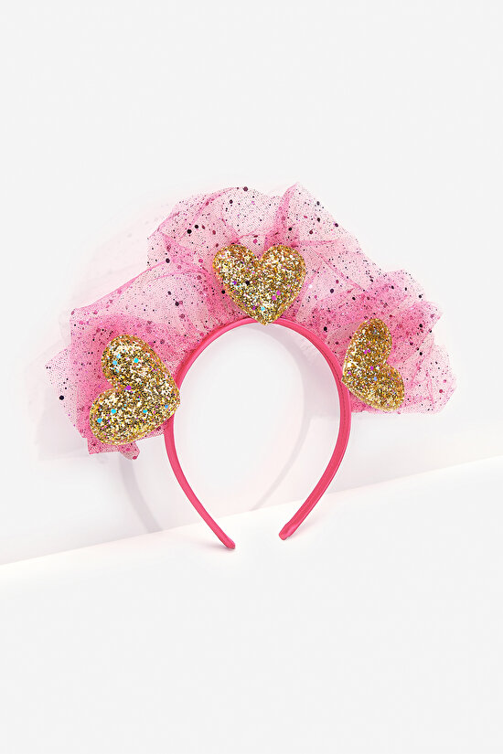 Girls Mega Star Pink Tiara - 4