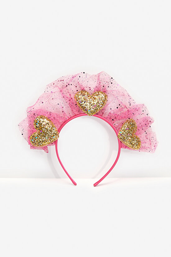 Girls Mega Star Pink Tiara - 5