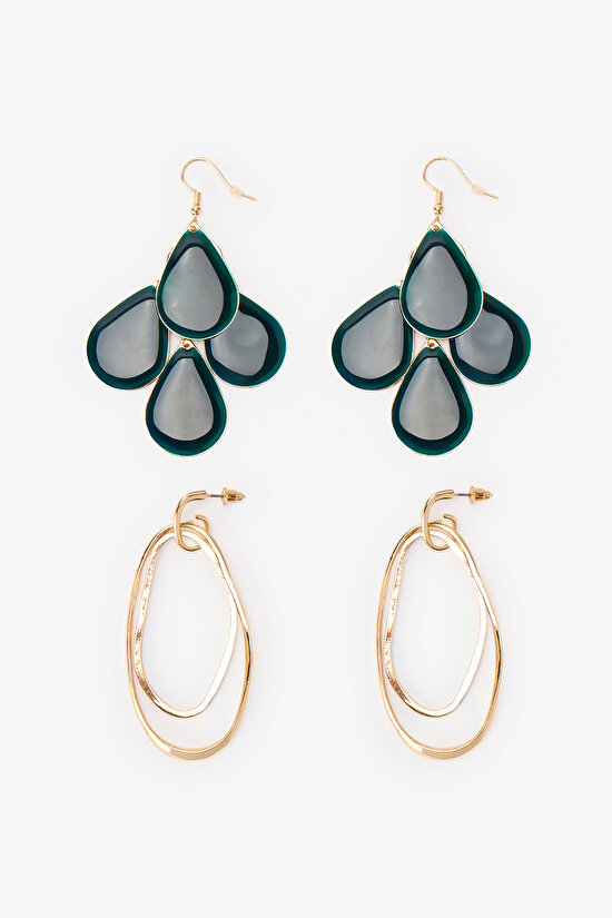 Gold Sofie 2 Pack Earring Set - 1