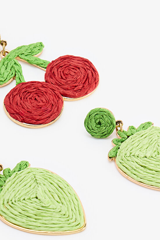 Multicolor Armoni Earring Set - 3