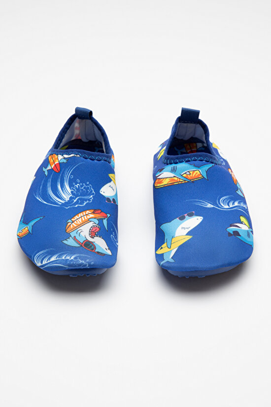 Çok Renkli Boys Surf Shark Sea Shoes - 1