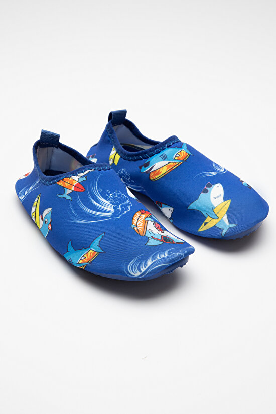 Çok Renkli Boys Surf Shark Sea Shoes - 2