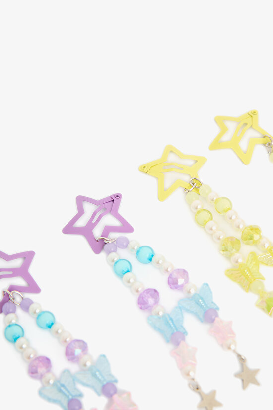 Kız Çocuk Gina Renkli Toka - 3